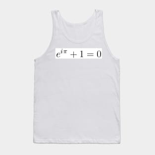 The Beautiful Equation: Euler's Identity Tank Top